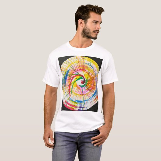 COLORED PINWHEEL Tシャツ (正面フル)