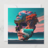 Colored Skull Head カード (正面)