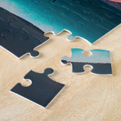 Colored skull head ジグソーパズル (側面)