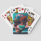 Colored skull head トランプ (裏面)