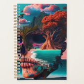 Colored skull head プランナー手帳 (正面)