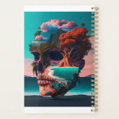 Colored skull head プランナー手帳 (裏面)