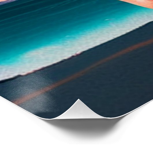 Colored skull head ポスター (コーナー)