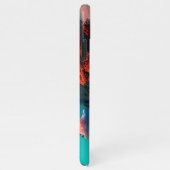 Colored skull head iPhoneケース (右側)