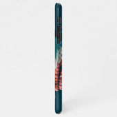 Colored skull head iPhoneケース (左側)