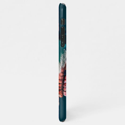 Colored skull head iPhoneケース (左側)