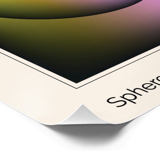 Colored Spheres ポスター (コーナー)