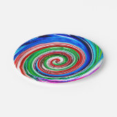 colored vortex ペーパープレート (アングル)