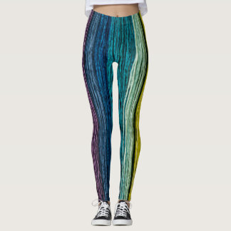 colored wood leggings レギンス