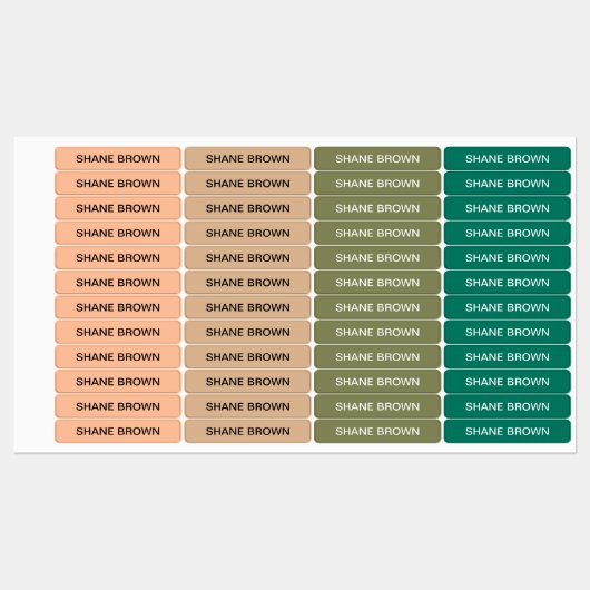 ColorFlex Iron-Onラベル ラベル (シート)