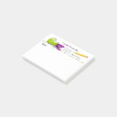 Colorful学校の秘書の付箋 ポストイット (アングル)