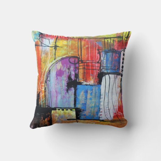 Colorful  クッション (裏面)