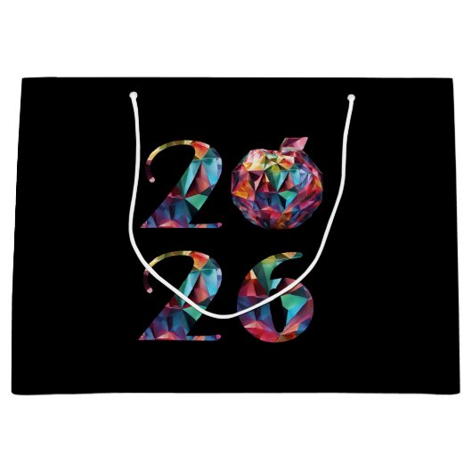 Colorful 2026 ラージペーパーバッグ (正面)