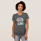 Colorful 3D Change My Life Pop Art Tシャツ (正面フル)