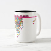 Colorful 5th Anniversary ツートーンマグカップ (正面右)