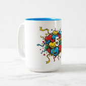 Colorful 5th Year Anniversary ツートーンマグカップ (正面左)