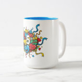 Colorful 5th Year Anniversary ツートーンマグカップ (正面右)