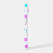 Colorful 80s Memphis Geometric Shapes iPhone 15ケース (右側面)