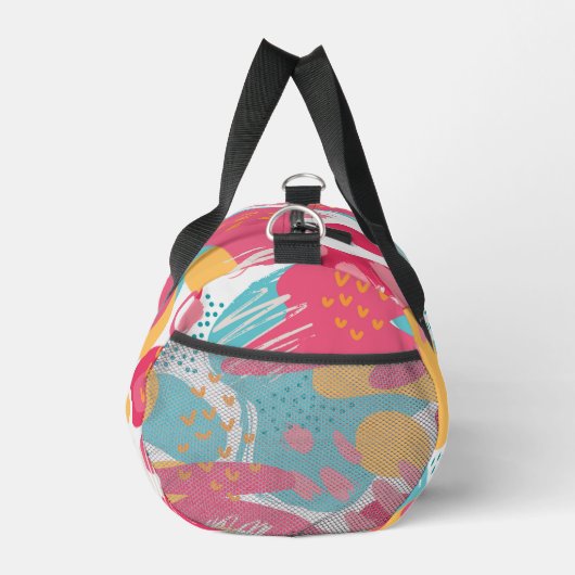 Colorful Abstract ダッフルバッグ (右)