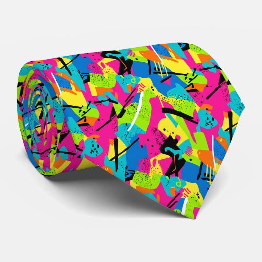 Colorful abstract  ネクタイ (ロール)
