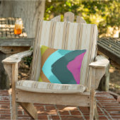 Colorful Abstract Art  アウトドアクッション (椅子)