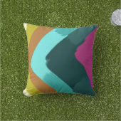 Colorful Abstract Art  アウトドアクッション (芝生)