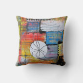 Colorful Abstract Art クッション (裏面)