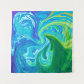 Colorful abstract art タペストリー (正面)