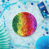 Colorful Abstract art ペーパープレート (パーティー)