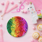 Colorful Abstract art ペーパープレート (パーティー)