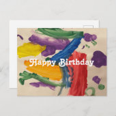 Colorful Abstract Art-2 Postcard ポストカード (正面/裏面)