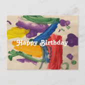 Colorful Abstract Art-2 Postcard ポストカード (正面)