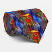 Colorful Abstract Art Design ネクタイ (ロール)