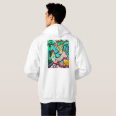 Colorful Abstract Art Hoodie パーカ (裏面フル)