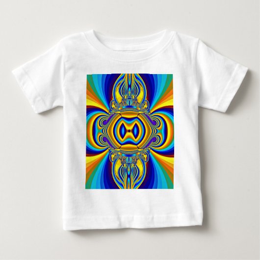Colorful Abstract Background-14334 ベビーTシャツ (正面)