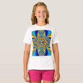 Colorful Abstract Background-14334 Tシャツ (正面フル)