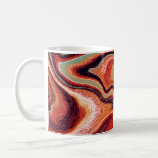 Colorful abstract background is made in the techni コーヒーマグカップ (左)