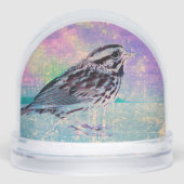 Colorful Abstract Bird Art: Vibrant Songbird (正面)