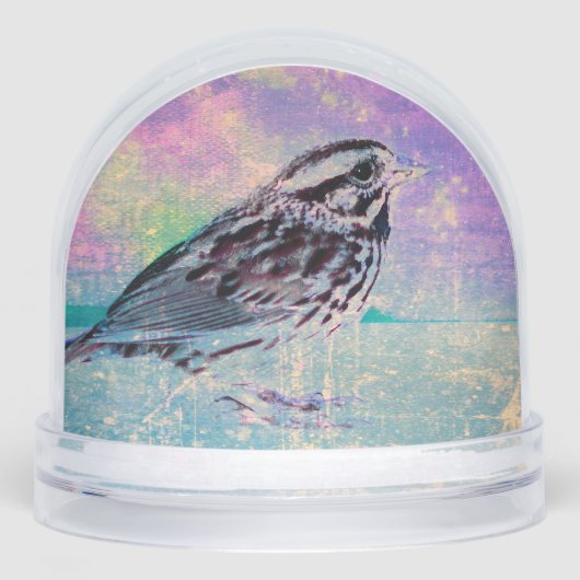 Colorful Abstract Bird Art: Vibrant Songbird (正面)