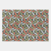 Colorful Abstract Botanical ラッピングペーパーシート (正面2)