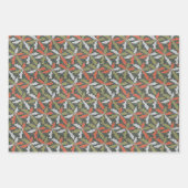 Colorful Abstract Botanical ラッピングペーパーシート (正面)