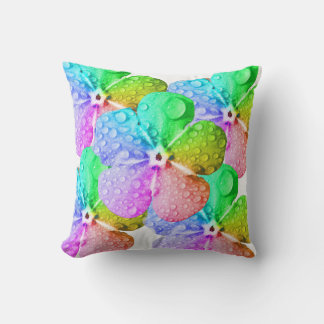 Colorful Abstract Bubble Art Throw Pillow – Vibran クッション