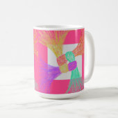 Colorful Abstract Coffee Mug コーヒーマグカップ (正面右)