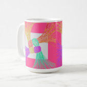 Colorful Abstract Coffee Mug コーヒーマグカップ (正面左)