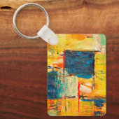  Colorful abstract design on a keychain キーホルダー (正面)