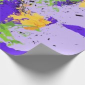 Colorful abstract energy wave ラッピングペーパー (角)