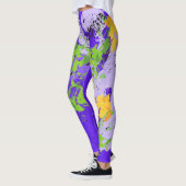 Colorful abstract energy wave レギンス (左)