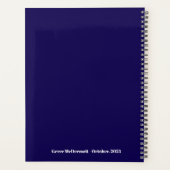 Colorful Abstract Face Planner プランナー手帳 (裏面)