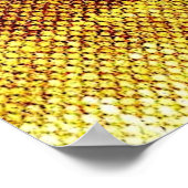 Colorful Abstract Feathers Artwork Wall Poster ポスター (角)