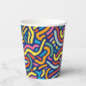 Colorful Abstract Flow 紙コップ (裏面)